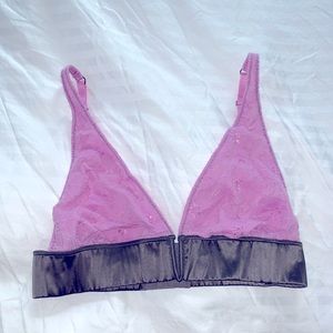 Free People Daisy V Wire Lace Bralette